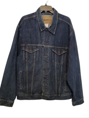 Levi's Levi Strauss Signature Dark Blue Denim Standard Trucker Jean Jacket XL